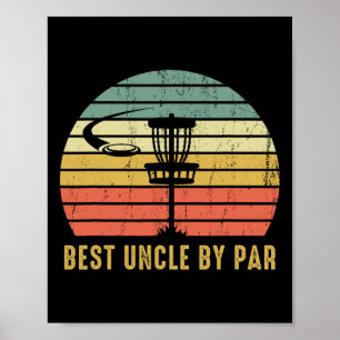 Poster Melhor Tio Por Disco Engraçado Presente De Golfe P