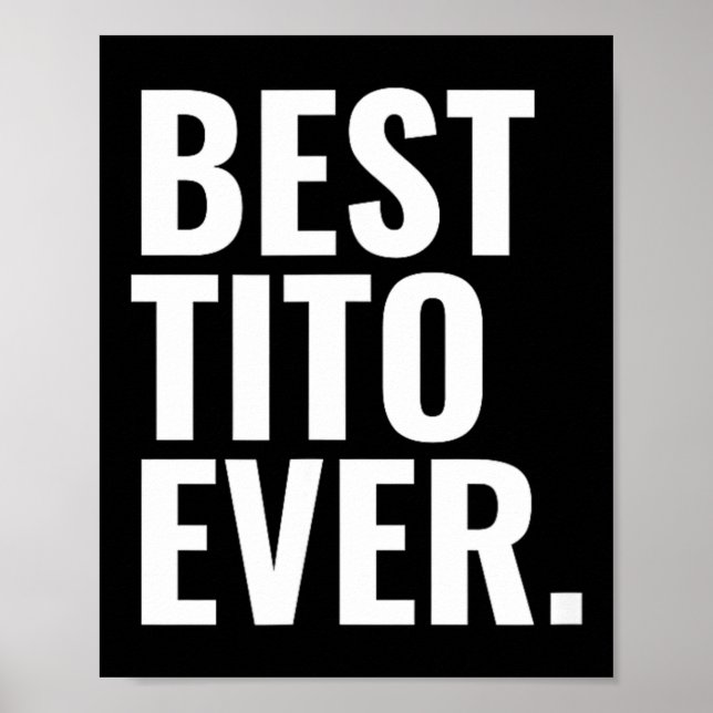 Poster Melhor Tito de Todos os Tempos (Frente)