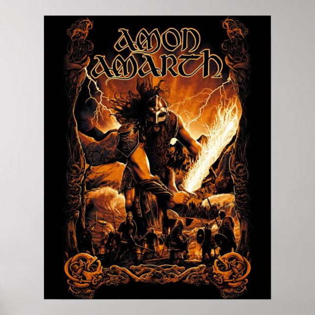 Poster Melhor Venda De Amon Amarth Em Contato (Frente)