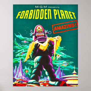 Poster Melhor Vintagem HD Planeta Proibida