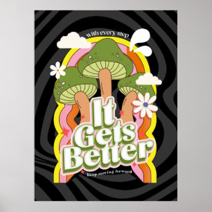 Poster Melhora   Boas Vibes e Groovy se sentem personaliz