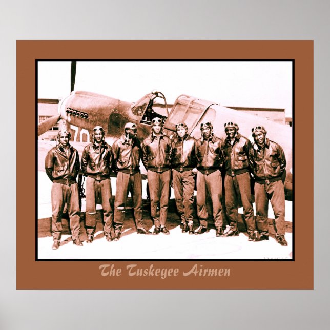 Poster (melhorado) Os Airmen de Tuskegee (Frente)