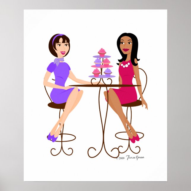 Pôster Melhores Amigos e Cucpakes (Frente)