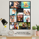 Poster MELHORES AMIGOS Modernos PARA 9 Nomes de Colagem d<br><div class="desc">Crie um impressão de poster de memória fotográfica para o seu Melhor Amigo ou Amigos utilizando este modelo de colagem fotográfica fácil de carregar com 9 das suas imagens favoritas do seu BFF na sua escolha de cores. O título simples e clássico BEST FRIENDS FOREVER é editável e/ou você pode...</div>