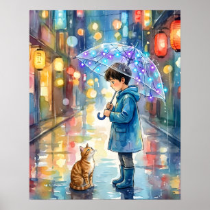 Poster Melhores Amigos na Chuva