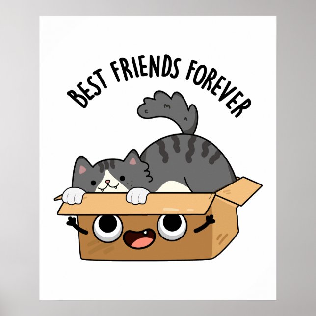 Poster Melhores Amigos para o Funny BFF Pun (Frente)