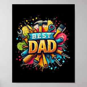 Poster Melhores Ferramentas de Pai Pai Pai Padre