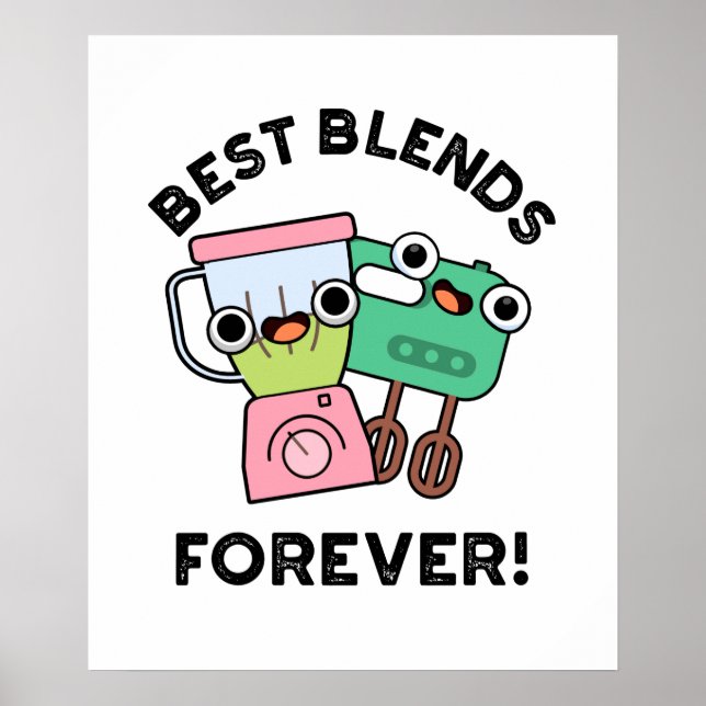 Poster Melhores Misturas para o Funny BFF Pun (Frente)