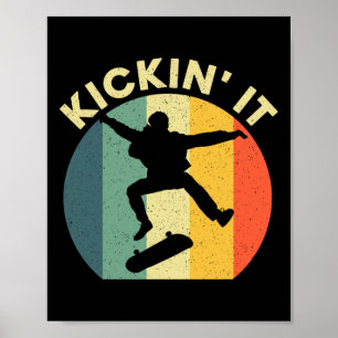 Poster Melhores Presentes para Skatistas Arte para Homens