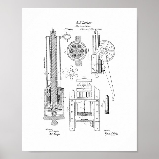 Poster Melhoria da patenteabilidade das armas de bateria  (Frente)