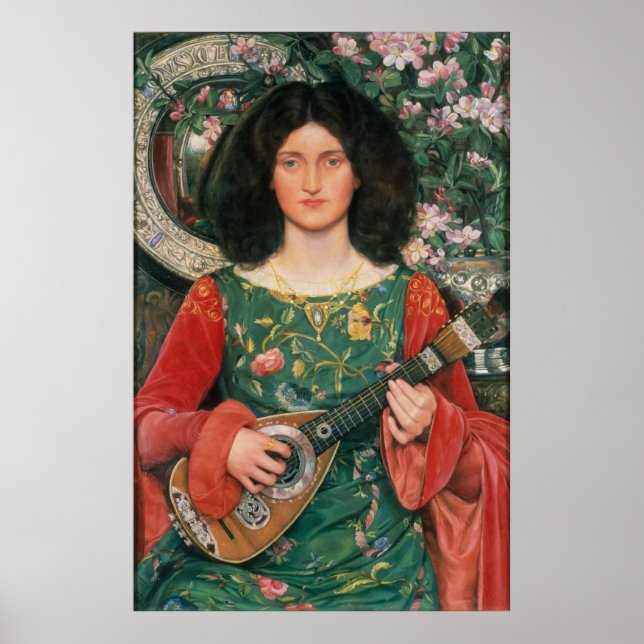 Poster Melody (Música), c. 1895/1897, por Kate Bunce (Frente)