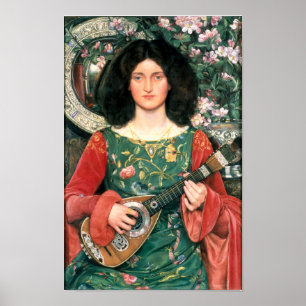 Pôster Melody (Música) por Kate Bunce (1897)