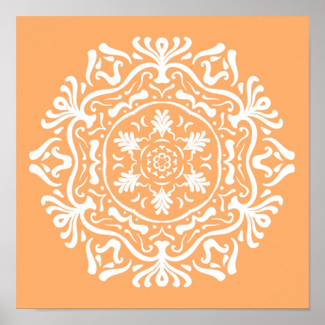 Pôster Melon Mandala (Frente)