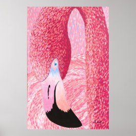 Poster Melon The Big Head Flamingo - Por Apenas Dahl