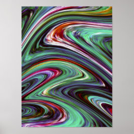 Poster Melting Colors CHANGE INTO CANVAS -