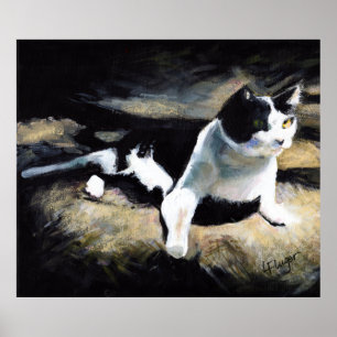 Poster Melvin, Cat Fine Art