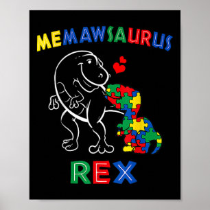 Poster Memaw Dinosaur Dino G