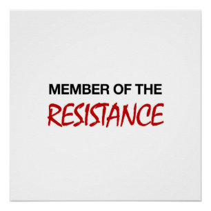 Pôster Membro da Resistência