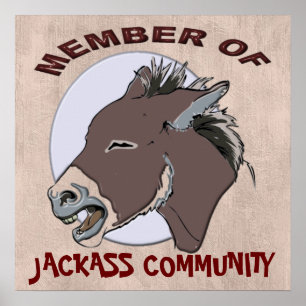 PÔSTER MEMBRO DO JACKASS COMMMUNITY