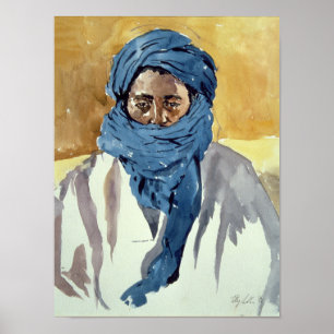 Pôster Membro duma tribo Timbuctoo 1991 do Tuareg