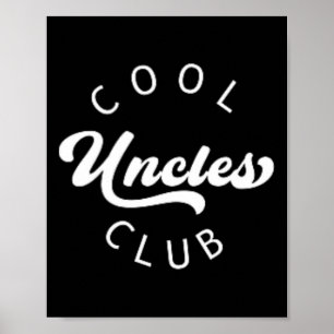 Poster Membro Oficial Legal Uncles Club Vintage Shirt Fat