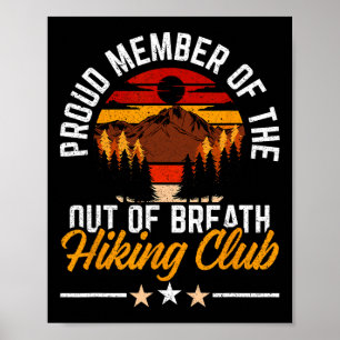 Poster Membro Orgulhoso do Clube de Montanhismo Sem Fôleg