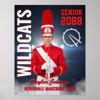 Membro Sênior da Banda Marcial Foto Personalizada 