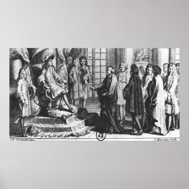 Pôster Membros da Academia Francesa (Frente)