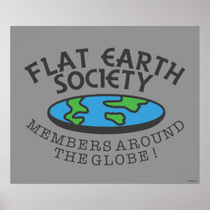 Poster Membros lisos da sociedade da terra ao redor do