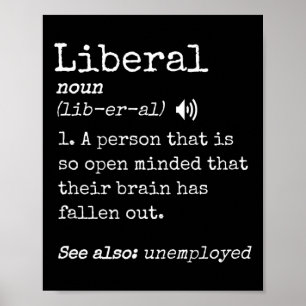 Poster Meme Conservador Engraçado Anti Liberal Definição