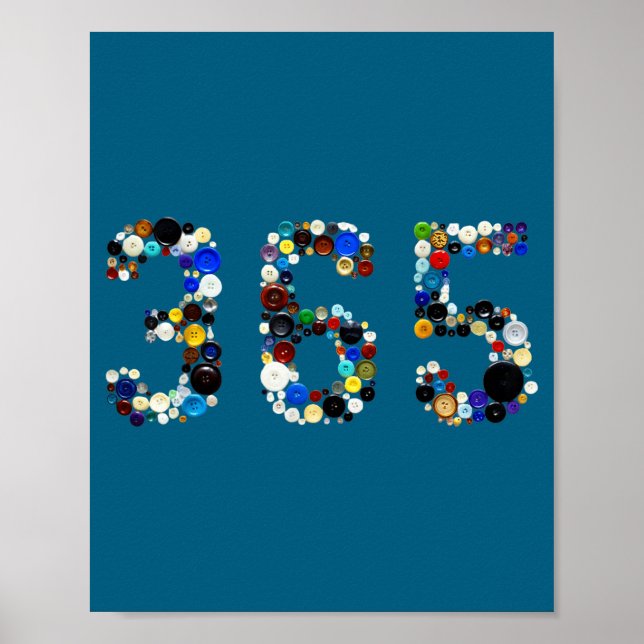 Poster Meme de Botões Viral 365 (Frente)