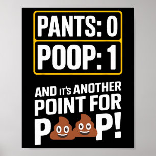 Poster Meme de Cocô Humor de Banheiro Cocô Engraçado Calç