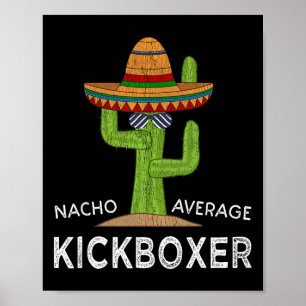 Poster Meme de kickboxer hilário engraçado Kickboxing eng
