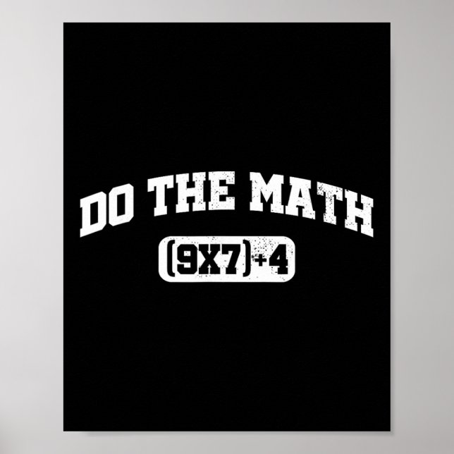 Poster Meme de matemática, Meme de matemática 67, Profess (Frente)