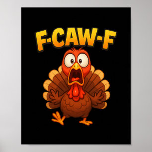 Poster Meme de Peru F-caw-f Dia de Ação de Graças Humor P