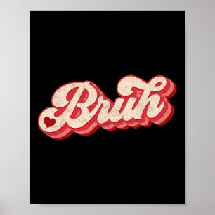 Poster Meme do Bruh do Dia dos Namorados Dito Divertido C