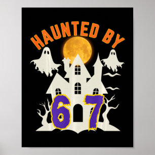 Poster Meme do Fantasma Assombrado do Halloween 67 Seis S