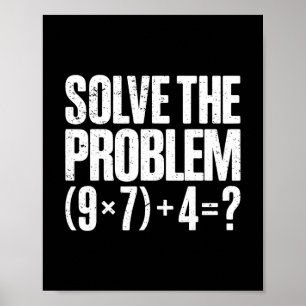 Poster Meme engraçado 67 Pemdas professor de matemática B