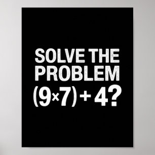 Poster Meme engraçado 67 Pemdas professor de matemática B