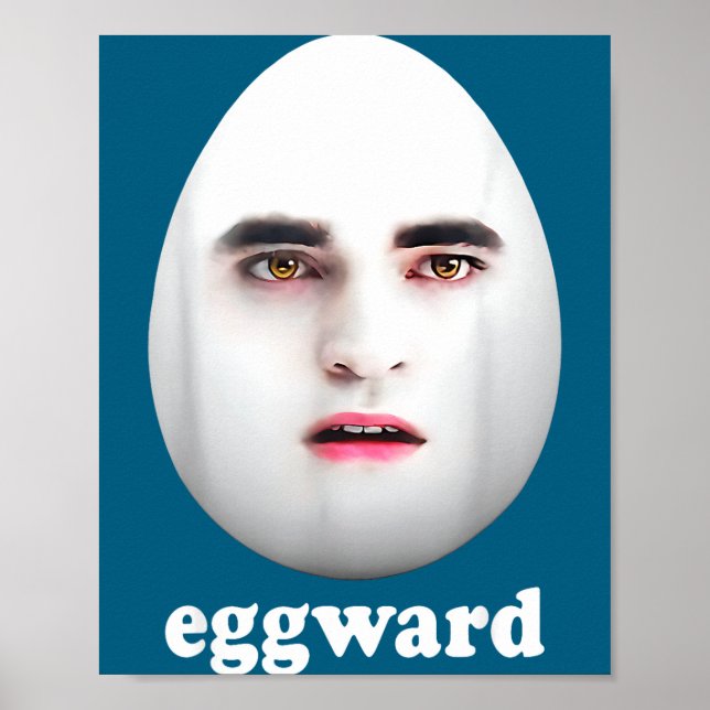 Poster Meme Engraçado do Eggward (Frente)