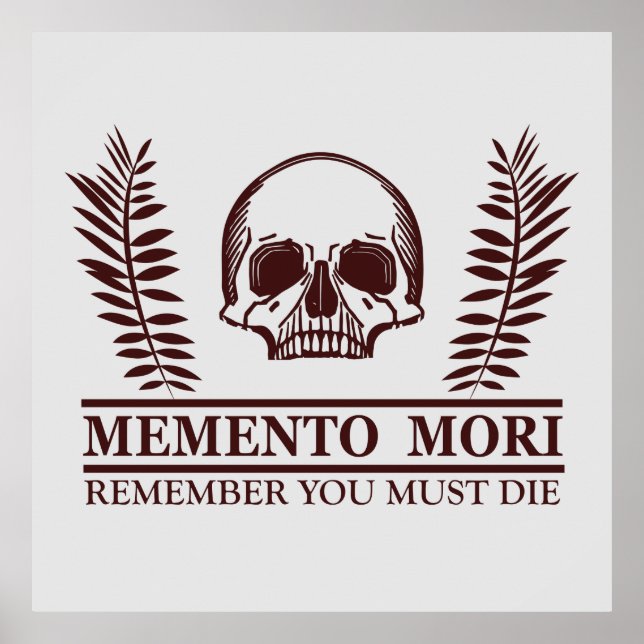 Poster memento mori (Frente)