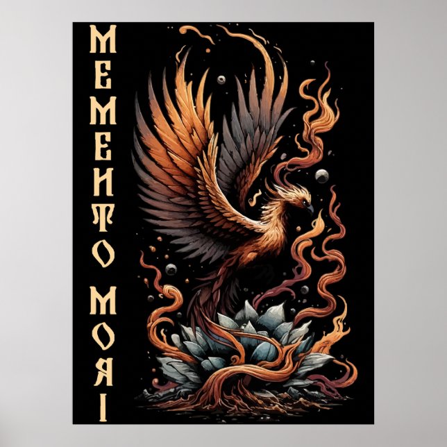 Poster Memento Mori - Fênix do Renascimento (Frente)