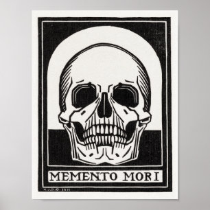 Poster Memento Mori - Ilustração de Arte