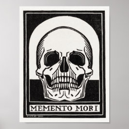 Poster Memento Mori Skull Art