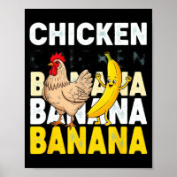 Memeza Dança da Galinha Banana Engraçada Para Cria
