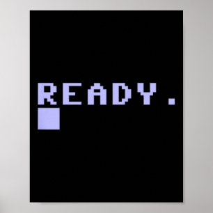 Poster Memorando do Computador Doméstico C64 Pronto Gamer