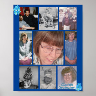 Poster Memória Amorosa Esqueci-Me-Não 9 Memorial de Foto