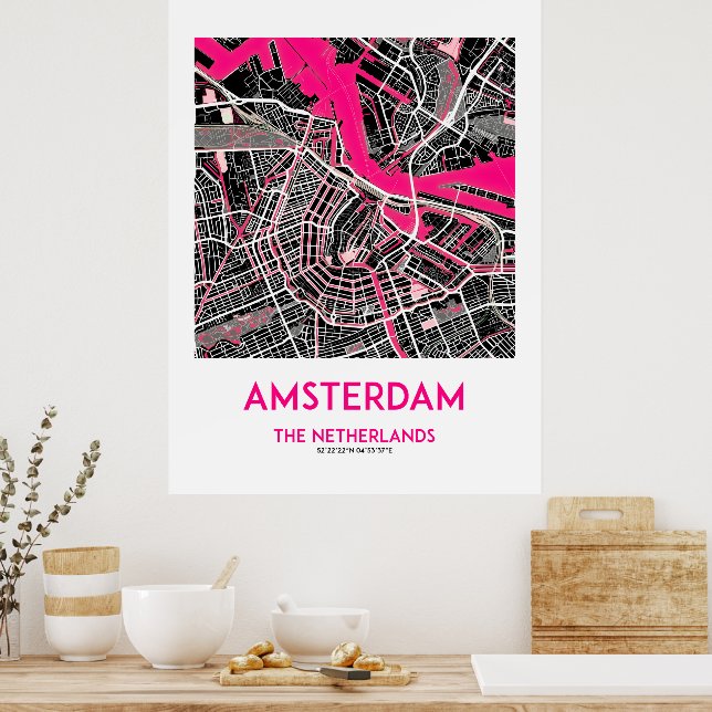 POSTER MEMÓRIA AMSTERDAM (Cozinha)