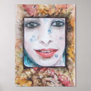 PÔSTER MEMÓRIA DAS FOLHAS E GOTAS DE ÁGUA