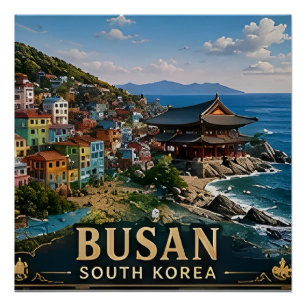 Pôster 🧲 Memória de Férias em Busan Coreia do Sul Para V